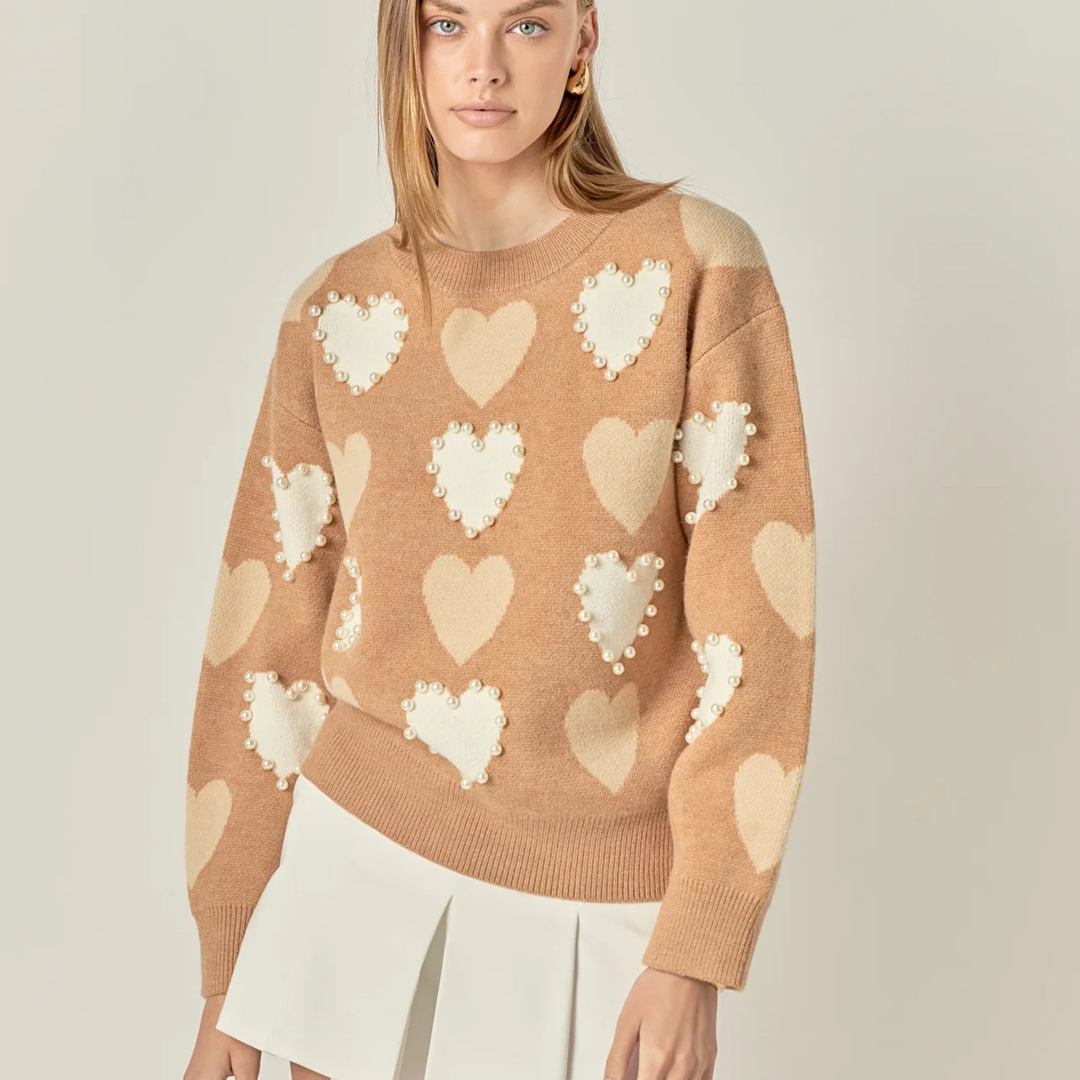 Pearl Heart Sweater – Hazel's Haven - Fort Smith