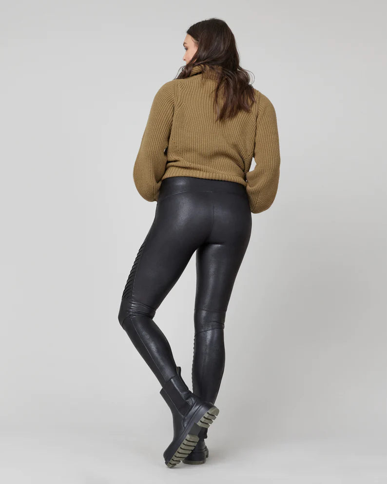 SPANX FAUX LEATHER LEGGINGS - Monkee's of Myrtle Beach