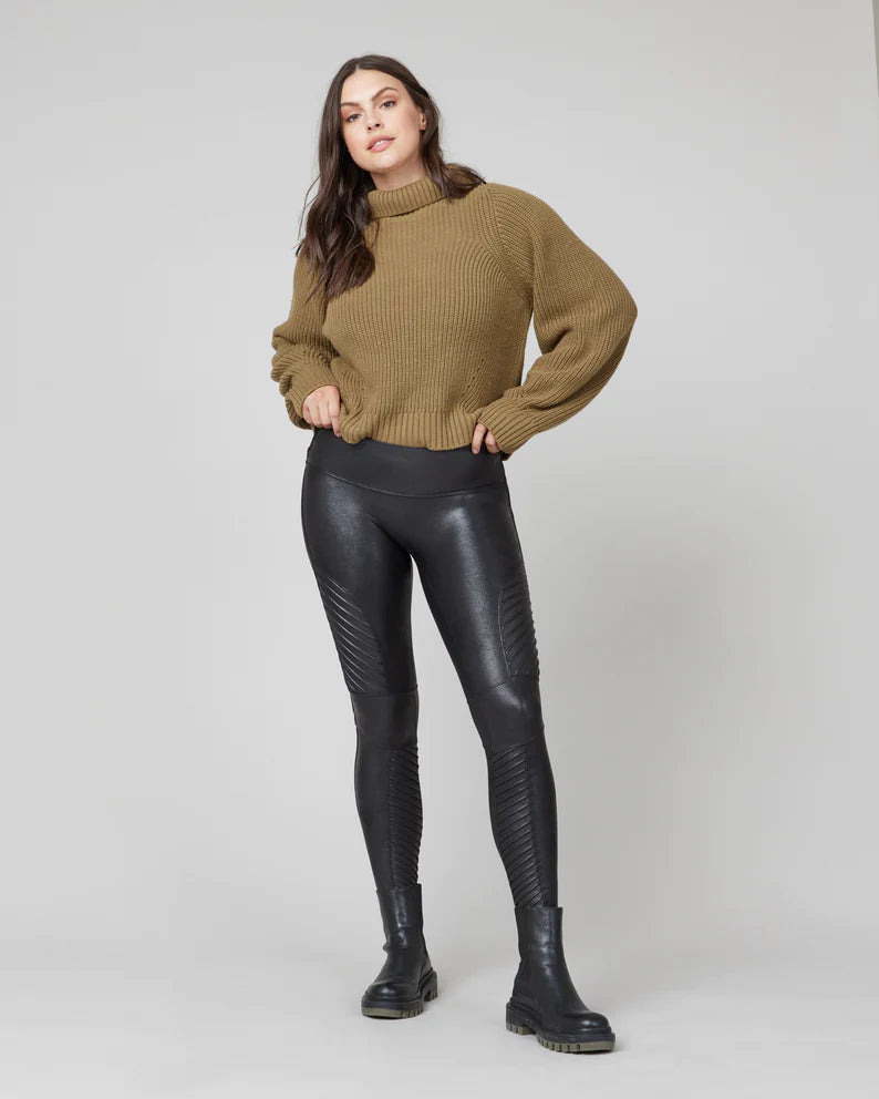 SPANX Faux Leather Quilted Leggings Reviews 2024