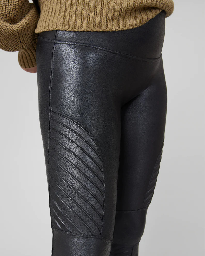 Faux leather Motorcycle leggings